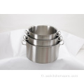 Stockpot en acier inoxydable super durable